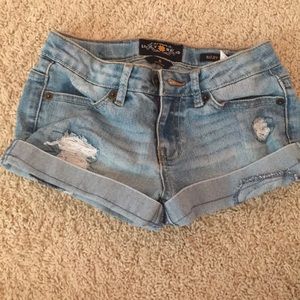 Ripped Jean shorts